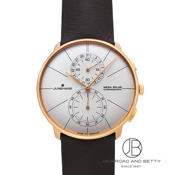 ユンハンス JUNGHANS マイスター ファイン クロノスコープ メガソーラー 059/7201.00 新品 時計 メンズ|ジャックロード 【腕時計専門店】