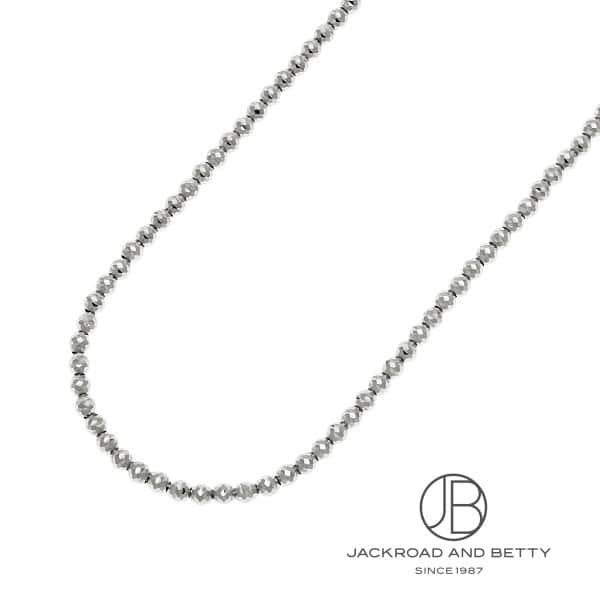 ノーブランド NO BRAND PT850 カット ボール チェーン ネックレス 新品 ジュエリー ブランドジュエリー|ジャックロード 【腕時計専門店】