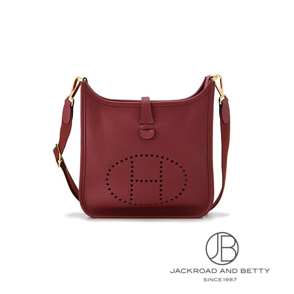 エルメス HERMES エヴリン3 23 ルージュアッシュ ブドウ酒赤いこと 赤 H087941CC55 新品 御徒面子/金入れ/小物