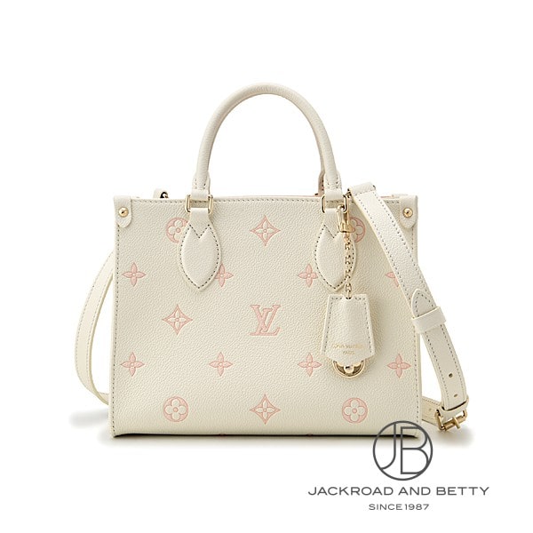 ルイ・ヴィトン LOUIS VUITTON オンザゴー PM モノグラム アン工業プラント ミルキー白いこと 桃 M28313 新品 御徒面子/金入れ/小物