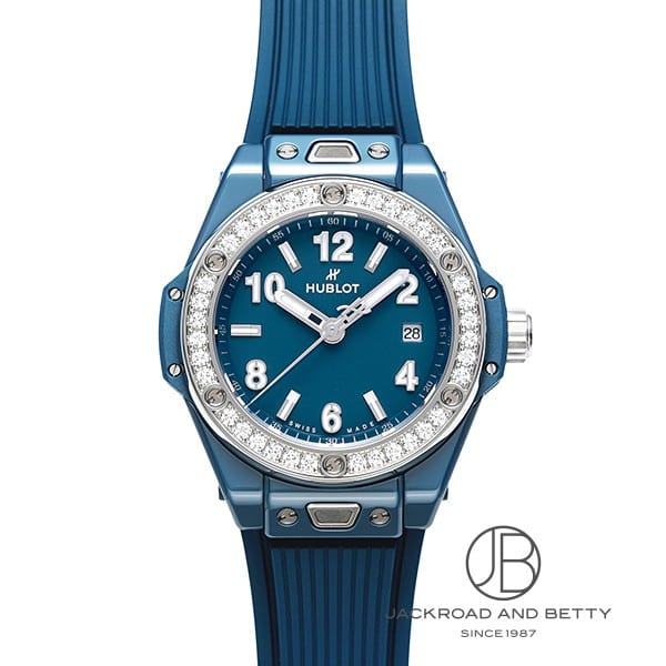 ウブロ HUBLOT ビッグ・バン ワンクリック ペトロールブルー セラミック ダイヤモンド 485.ES.5171.RX.1204 新品 時計 レディース｜ジャックロード 【腕時計専門店】 801,150円