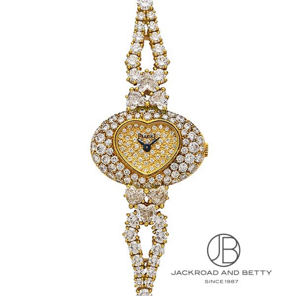 楽天市場】ピアジェ PIAGET 8968P ブラック文字盤 12P ダイヤ K18 YG