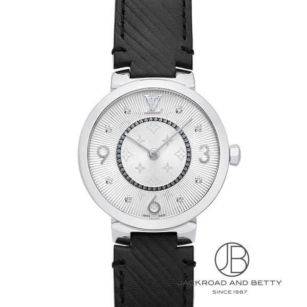 ルイ・ヴィトン LOUIS VUITTON タンブール モノグラム MM Q13MJZ 中古 時計 レディース