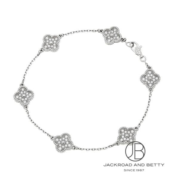 ヴァンクリーフ&アーペル VAN CLEEF&ARPELS スウィート アルハンブラ ブレスレット 6モチーフ VCARO85700 中古 ジュエリー ブランドジュエリー｜ジャックロード 【腕時計専門店】