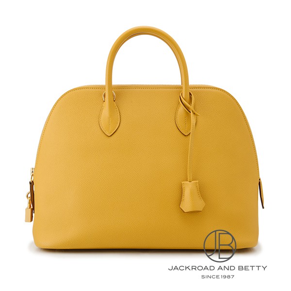 エルメス HERMES ボリード1923 30 ジョーヌドール 黄色 中古 御徒面子/金入れ/小物
