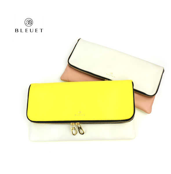 【マラソン期間中ポイント10倍】ブルエ BLEUET レザー バイカラー ショルダー&クラッチ 2WAY バッグ outlet ・SBG-0346-0471501(レディース)(春夏アイテム)(last_1)
