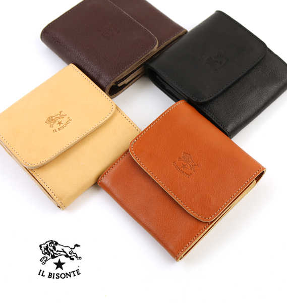イルビゾンテ 財布 正規品 IL BISONTE レザー 二つ折り 売れ筋アイテム outlet ユニセックス スリム コンパクト カードポケット シンプル おしゃれ ギフト ブラウン ・54162309440-0061701(メンズ)(レディース)|JACQUEMART