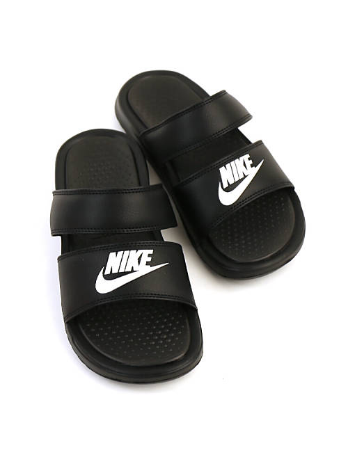 nike 2 strap sandals with backstrap