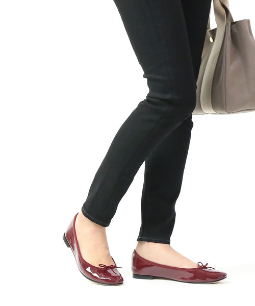【30%OFF】レ愛玩動物 repetto 専売特許なめし革 エナメル バレーシューズ 真砂リオン Ballerina Cendrillon outlet ・V086V-0061902(レディース)(E-1)