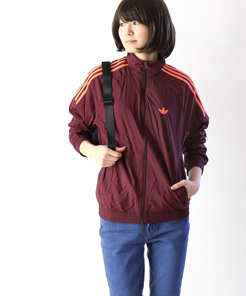 adidas woven track top