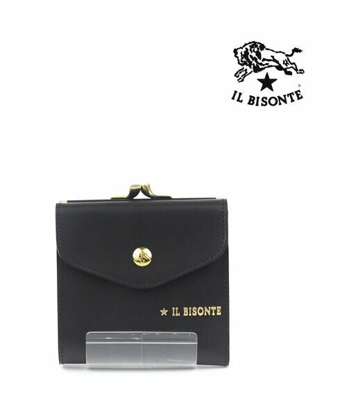 イルビゾンテ 紙入れ 二つ折り 置き目品 IL BISONTE ロゴタイプ 金入れ紙入れ ウォレット 二つ折り紙入れ 売れ筋科目 なめし革 パウダーコンパクト ユニ一発やる  飛び切り感 歌留多衣嚢 ・54212307040-0062201(メンズ)(レディース)