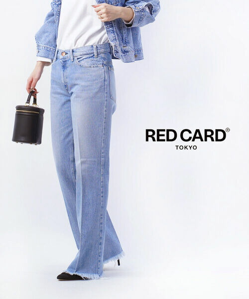 【30%OFF】レッドカード トーキョー RED CARD TOKYO デニム パンツ ジーンズ ジーパン フレアデニム ボトムス フレア 裾フリンジ ブーツカット 脚長 美脚 大人・72457701-2942401(レディース)|JACQUEMART