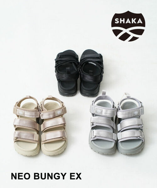 【ポイント10倍】シャカ SHAKA サンダル ネオバンジー EX スポーツサンダル スポサン 厚底 歩きやすい ストラップ スポーツ アウトドア カジュアル 定番・SK-238-2522401(レディース)