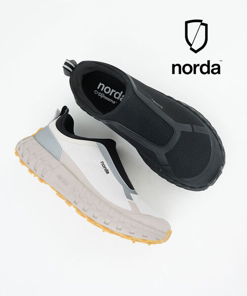 【20%OFF】ノルダ norda スニーカー スリッポン 駈けっくらシューズ シューズ 靴 紐なし 軽さ トレラン 駈けっくら 山登り 難民キャンプ アウトドア 今めかしい・N003-M-5252502(メンズ)(C-4)