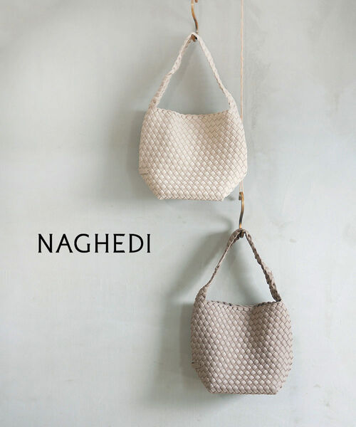 【マラソン期間中ポイント10倍】ナゲディ NAGHEDI バッグ ミニ ハンドバッグ ミニバッグ 小さめ 軽量 メッシュ 編み込み ワンハンドル 上品 おしゃれ・SN04022LD-0442502(レディース)