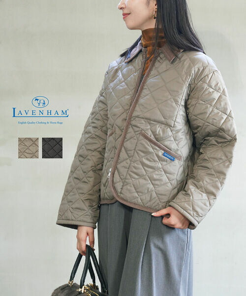 ラベンハム LAVENHAM ジャケット キルティングジャケット アウター ブルゾン 中綿 保温 暖かい カジュアル おしゃれ・LV10141-3872502(レディース)