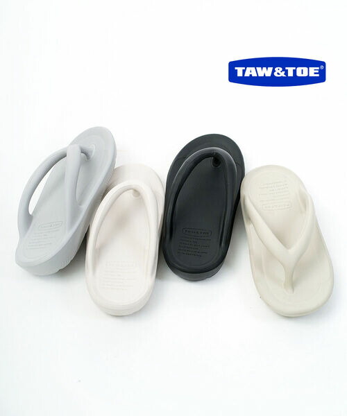 【尖んがり2倍】トーアンドトー TAW\u0026TOE サンダル リカバリーサンダル トングサンダル 砂浜サンダル 軽さ 韓国 疲れにくい 愛くるしげ 今めかしい・ZEROVITY-OG-5272501(レディース)(C-1)