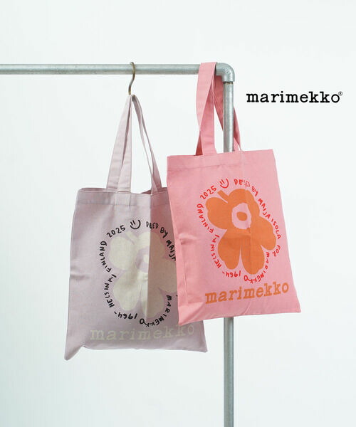 【4/20限定10%クーポン&ポイント10倍】マリメッコ marimekko トートバッグ ファブリックバッグ サブバッグ 正規品 ウニッコ柄 花柄 北欧 プレゼント ギフト・52253694178-0062501(レディース)
