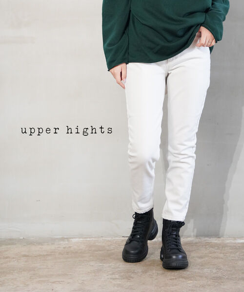 【マラソン期間中ポイント10倍】アッパーハイツ upper hights デニム パンツ デニムパンツ ジーンズ 9分丈 ハイライズ ハイウエスト ストレッチ・861200102-2942202(レディース)