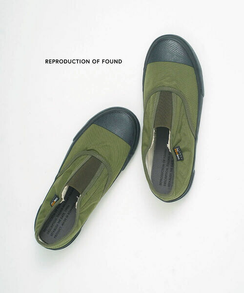 【5/15制限事項10%クーポン券】【マラソン継続期間中は尖んがり10倍】リプロダクション オブ ファウンド REPRODUCTION OF FOUND スリッポン スニーカー シューズ 置き目とり捨てる・3000C-4612202(レディース)(F) 靴-その他-レディース靴