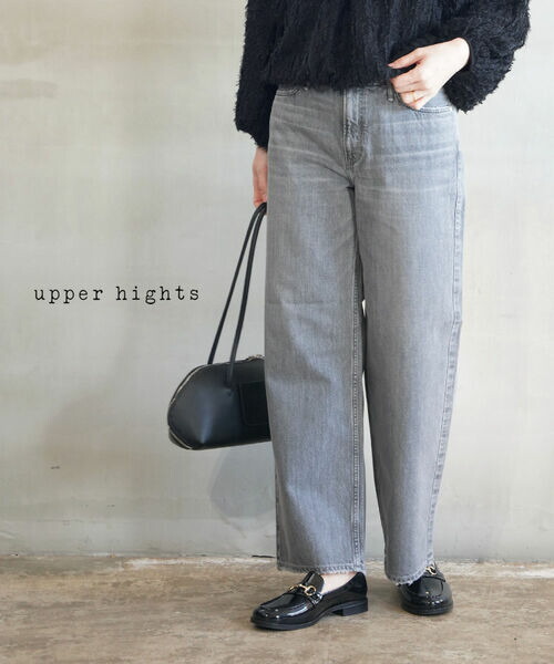 【20%OFF】【2026年春夏新作】アッパーハイツ upper hights デニム パンツ デニムパンツ ジーンズ ストレート ワイド ゆったり グレー 美脚 脚長 おしゃれ・82B321202-2942601(レディース)｜JACQUEMART