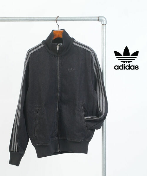 【2026年春夏新作】アディダス adidas ジャージ デニム ジャケット トラック トップ ファイヤーバード 長袖 3ストライプス ユニセックス・DE291-0122601(メンズ)(レディース)