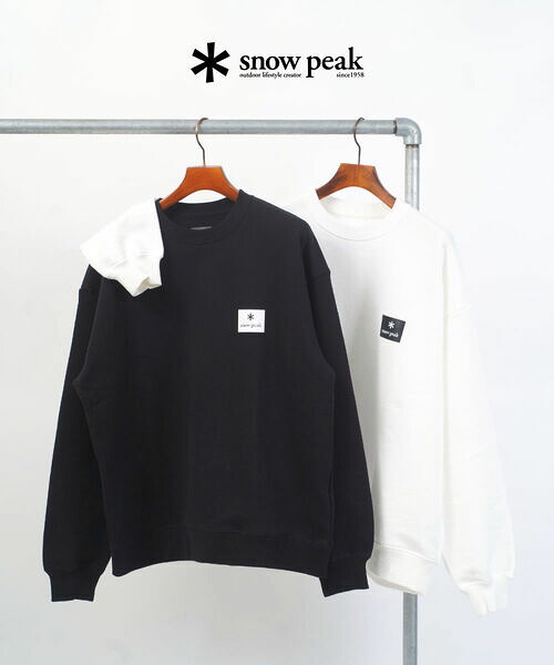 【4/10 23時59までポイント10倍】【2026年春夏新作】スノーピーク Snow Peak スウェット スエット トップス プルオーバー ユニセックス 長袖 プリント・NSD-SW-25AU001-4622601(メンズ)(レディース)