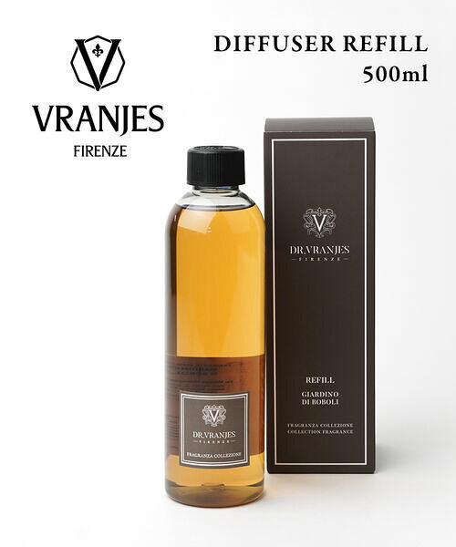 【2026年春夏新作】ドットール・ヴラニエス DR. VRANJES ルームフレグランス ボーボリ アロマ 正規品 ディフューザー リフィル 詰め替え用 500ml インテリア・DF010530-4512601(レディース)(sg)｜JACQUEMART