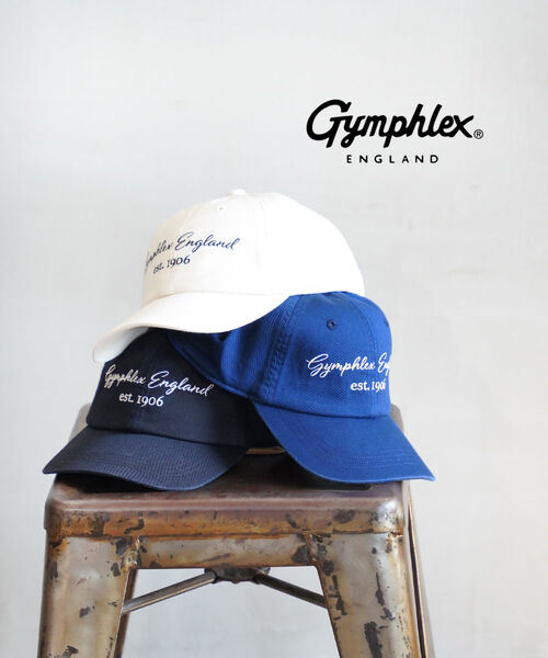 【2026年春夏新作】ジムフレックス Gymphlex キャップ 帽子 6パネルキャップ ロゴ 刺繍 軽い 軽量 コットン 男女兼用 ユニセックス 大人 カジュアル おしゃれ・GY-H0380COG-0322601(メンズ)(レディース)(JP)