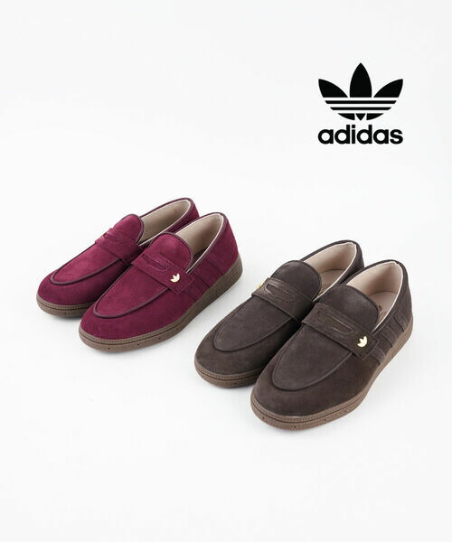 【20%OFF】【2026年春夏新作】アディダス adidas 置き目毛革 スニーカー スリッポン モカシン シューズ 靴 なめし革 スエードクロス 分かりやすい 心地よい・LOAFERHAND-0122601(レディース)(B-2)