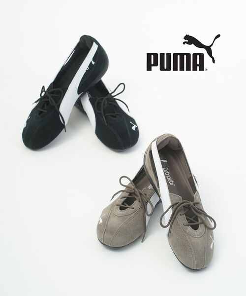 【4/20限定ポイント10倍】【2026年春夏新作】プーマ PUMA スニーカー バレエ シューズ バレエスニーカー スピードキャット フラット 薄底 ロープロ・408340-0122601(レディース)