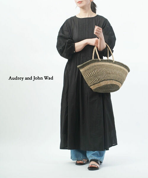 【30%OFF】【2026年春夏新作】オードリーアンドジョンワッド audrey and john wad ワンピース ロングワンピース 長袖 フレア 体型カバー レイヤード 重ね着 かわいい・L6400-0032601(レディース)｜JACQUEMART