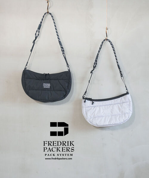 【尖んがり2倍】フレドリックパッカーズ FREDRIK PACKERS ショルダーバッグ 御徒面子 かばん ナイロン 軽さ 関節半月型 曲がった掛け 中綿 キルティング・BAUM-SHOULDER-3412601(メンズ)(レディース)