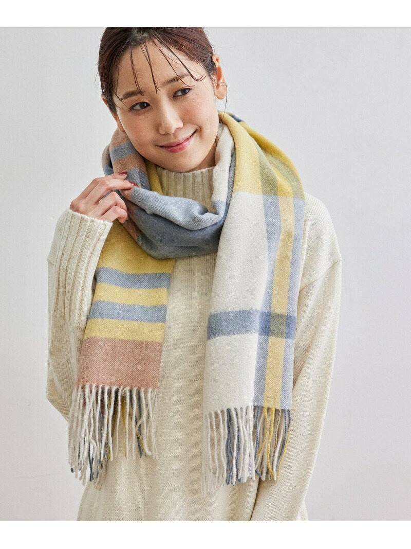 ペールトーンチェック柄ストール Rope ロペピクニック ファッショングッズ Passage Picnic ペールトーンチェック柄ストール Rope ロペピクニック ファッショングッズ Passage Picnic