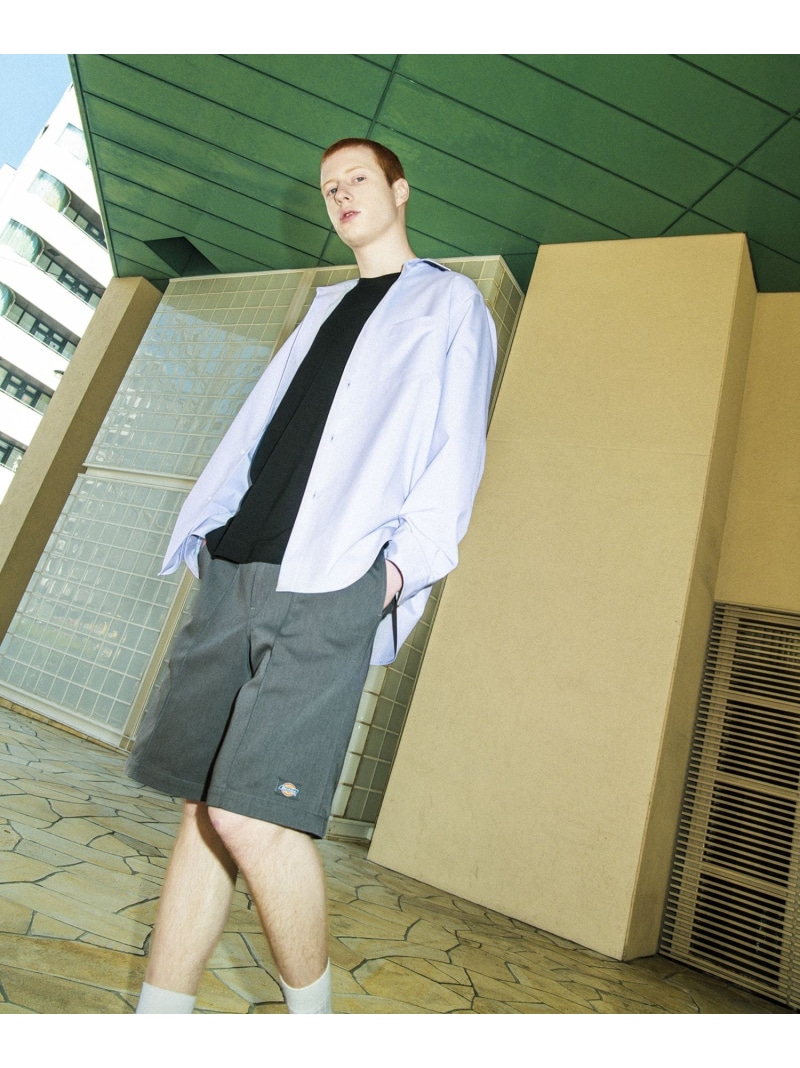 【SALE／50%OFF】《別注》【DICKIES/ディッキーズ】PINTUCK SHORTS ADAM ET ROPE' HOMME アダムエロペ パンツ その他のパンツ グレー ブラック ベージュ【RBA_E】【送料無料】[ Fashion]