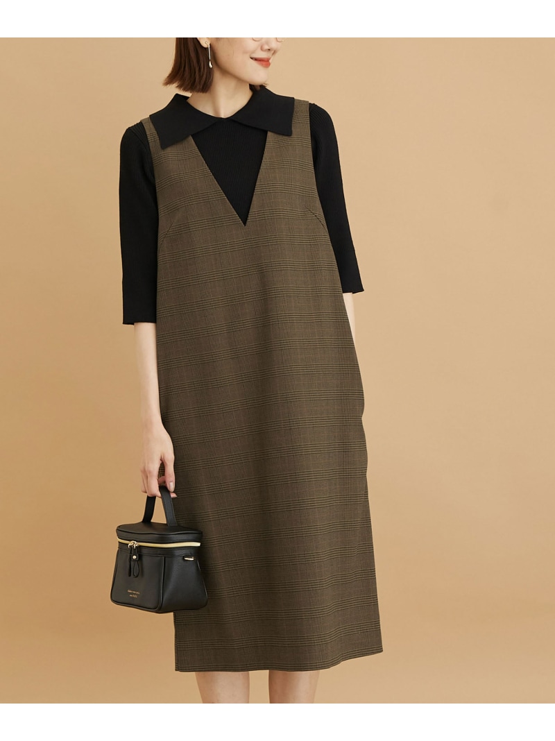 ラナテックジャンスカワンピース Rope Picnic ロペピクニック ジャンパースカート スカート