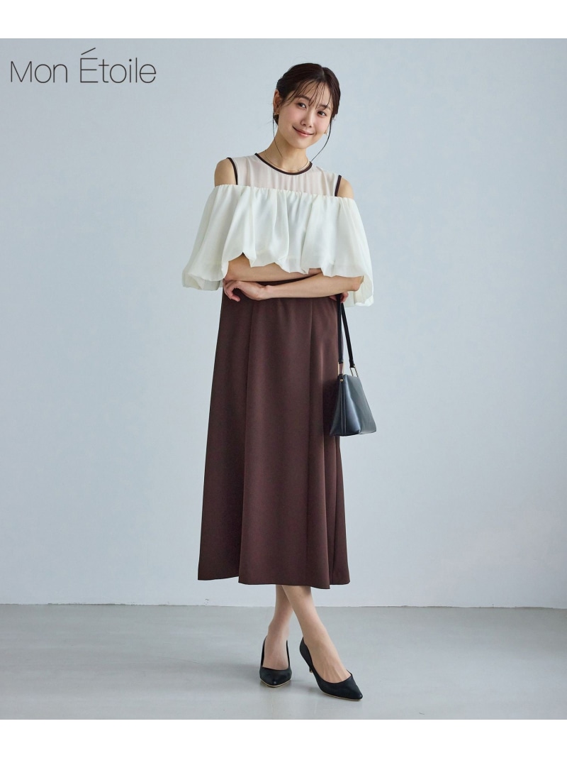 【Mon E'toile/モンエトワール】バルーンビスチェセットワンピース/マルチWAY ROPE' PICNIC ロペピクニック ワンピース・ドレス ドレス ベージュ グレー【送料無料】[ Fashion]｜J&rsquo;aDoRe JUN ONLINE