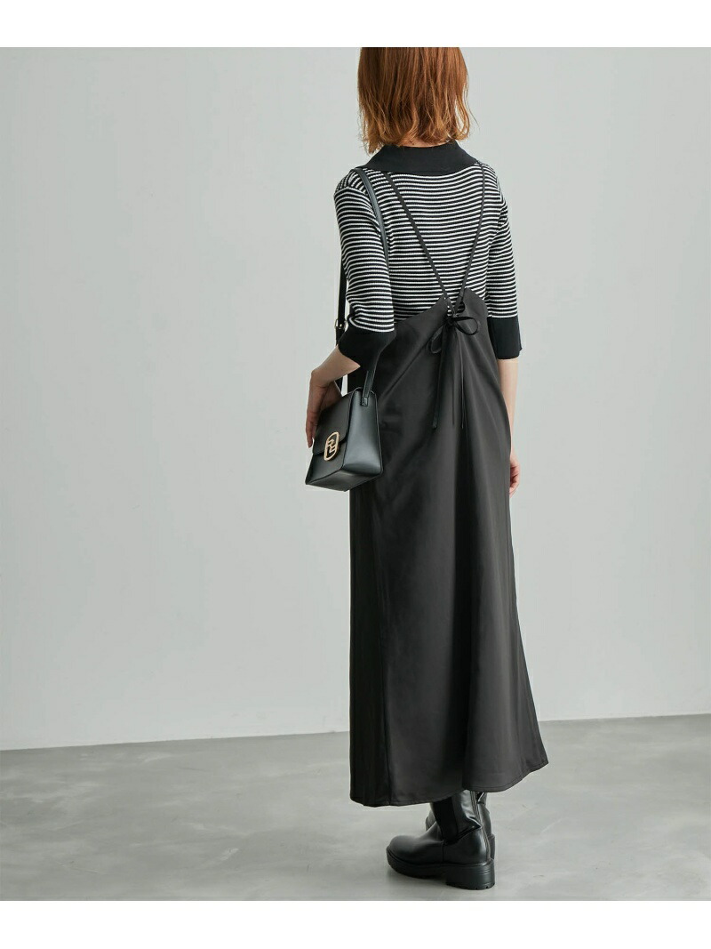 【楽天市場】【SALE／15OFF】【WEB限定】タイダイ風プリント&無地バックレースアップキャミワンピース ROPE' PICNIC ロペ