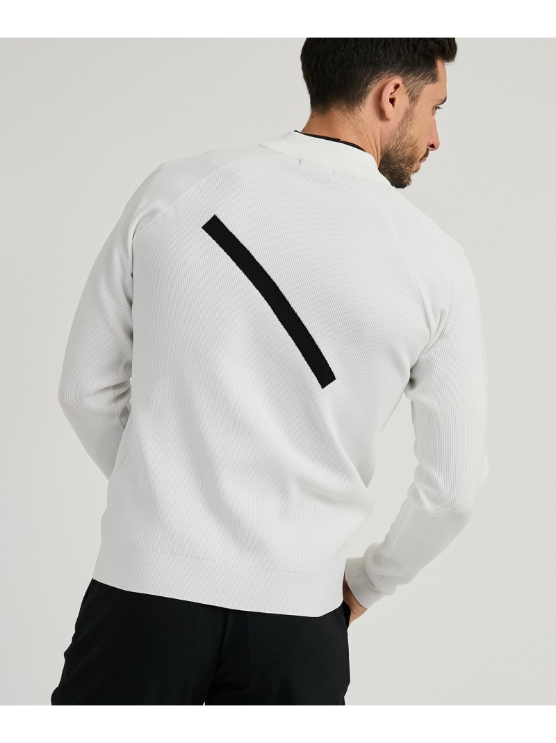 Knit Blouson Saturdays Golf サタデーズ　ニューヨークシティ ジャケット・アウター ブルゾン・ジャンパー ホワイト ブラック【送料無料】[ Fashion]
