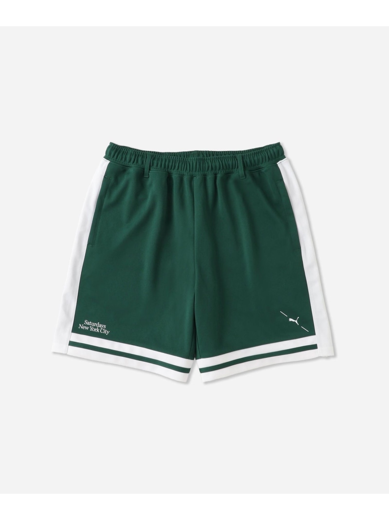 【SALE／30%OFF】PUMA * Saturdays NYC  Shorts Saturdays Golf サタデーズ ニューヨーク州シティ ズボン下 余分の物のズボン下 赤いこと 緑であること 米国海軍 黒いこと【RBA_E】【貨物輸送無料】[ Fashion]