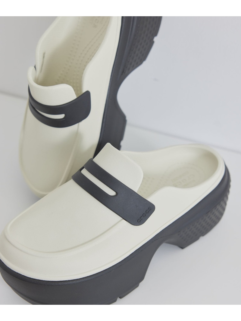 【crocs】ATONP LOAFER【WEB限定】 Juze ビス シューズ・靴 サンダル ホワイト【送料無料】[ Fashion]