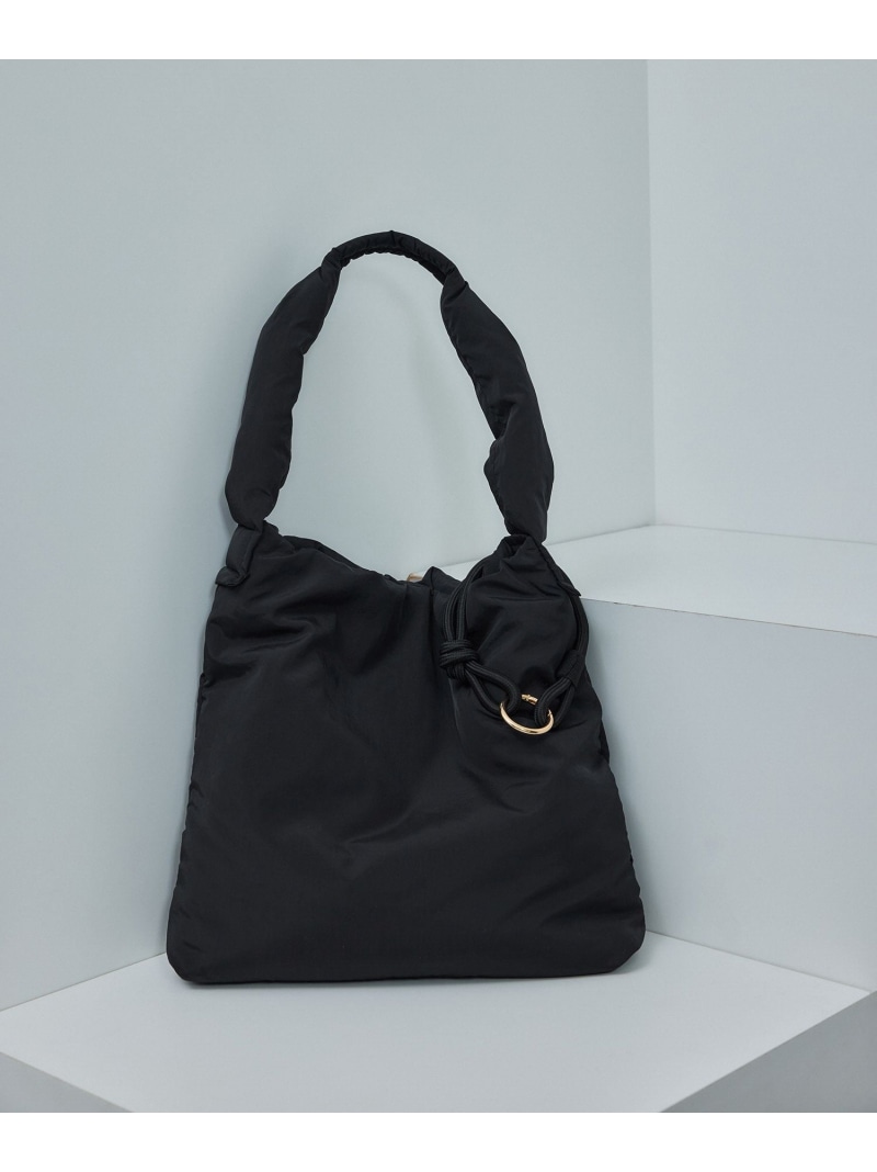 【WEB限定】軽量パフナイロンワンハンドルトート / A4対応 SALON adam et rope' サロン アダム エ ロペ バッグ トートバッグ ブラック ベージュ【送料無料】[ Fashion]｜J&rsquo;aDoRe JUN ONLINE