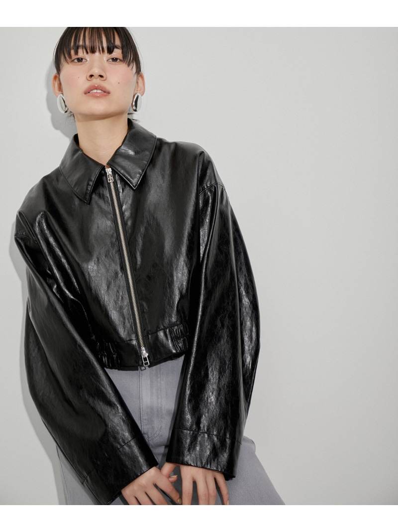 楽天市場】【SALE／60%OFF】オーバーサイズレザーシャツブルゾン ADAM