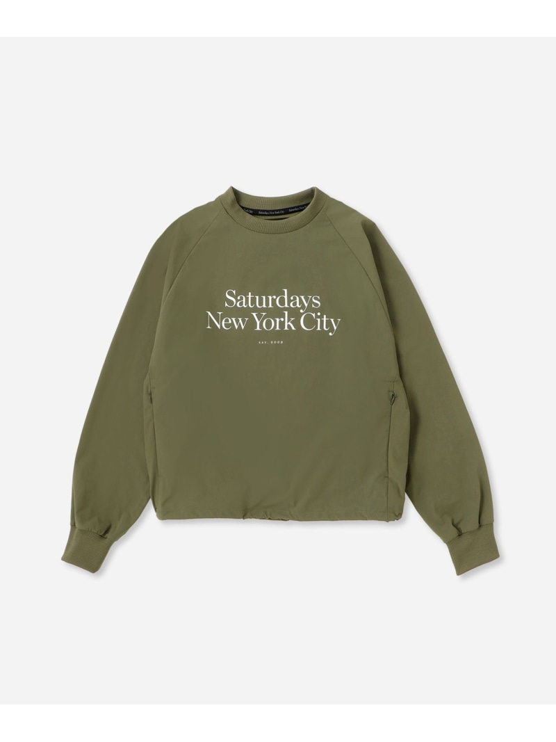 CORDURA  Pullover ｜ WOMEN Saturdays Golf サタデーズ ニューヨーク州シティ トップス カットソー・プルオーバー 緑であること 黒いこと ベージュ【貨物輸送無料】[ Fashion]