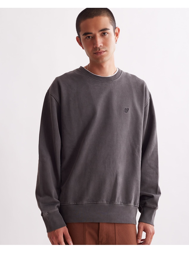【SALE／40%OFF】Bowery Snyc Pigment Dyed Crew Saturdays NYC サタデーズ　ニューヨークシティ トップス スウェット・トレーナー ブルー ブラック【RBA_E】【送料無料】[ Fashion]｜J&rsquo;aDoRe JUN ONLINE 8,316円