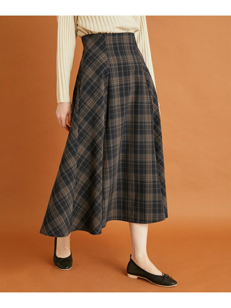 チェックセミマーメイドスカート Rope Picnic ロペピクニック スカート