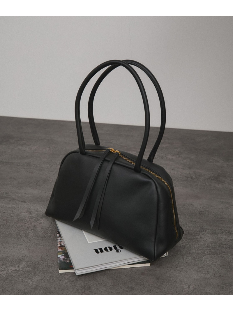 スプリットレザーミドルボストンバッグ 2 / 軽量 SALON adam et rope' サロン アダム エ ロペ バッグ ハンドバッグ ブラック ベージュ ブラウン【送料無料】[ Fashion]｜J&rsquo;aDoRe JUN ONLINE