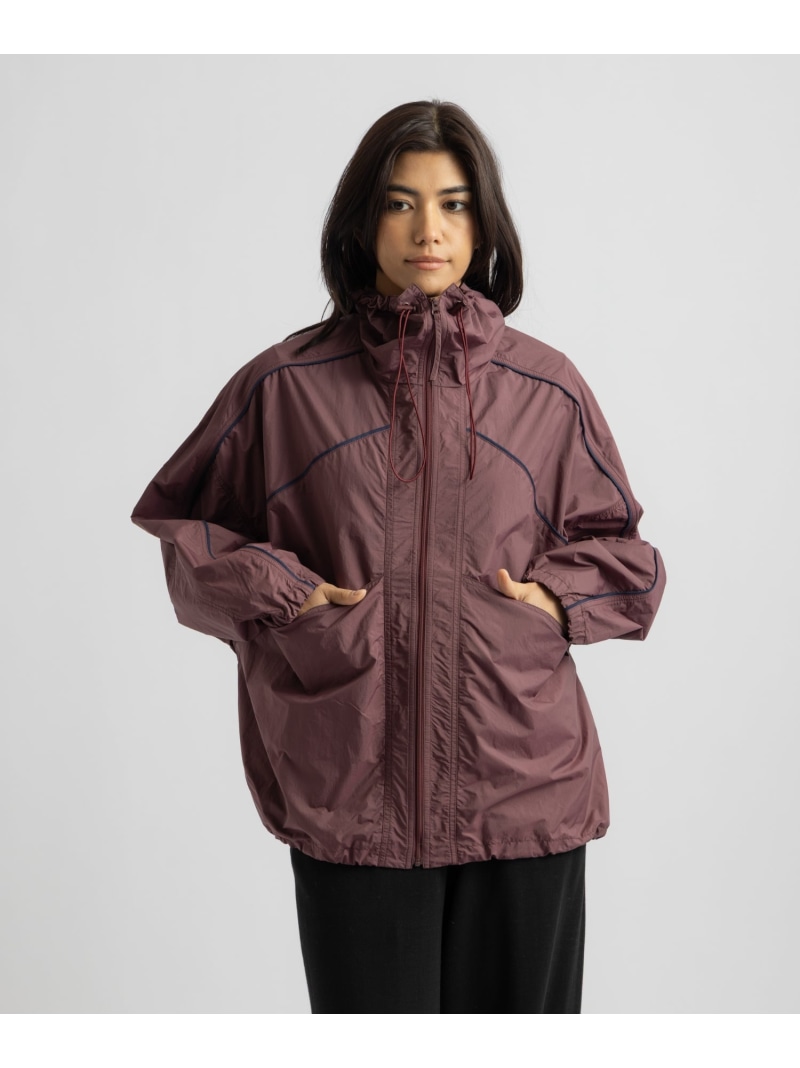 Edie Windbreaker ｜ WOMEN Saturdays NYC サタデーズ　ニューヨークシティ ジャケット・アウター ブルゾン・ジャンパー ワインレッド ブラック ベージュ【送料無料】[ Fashion]