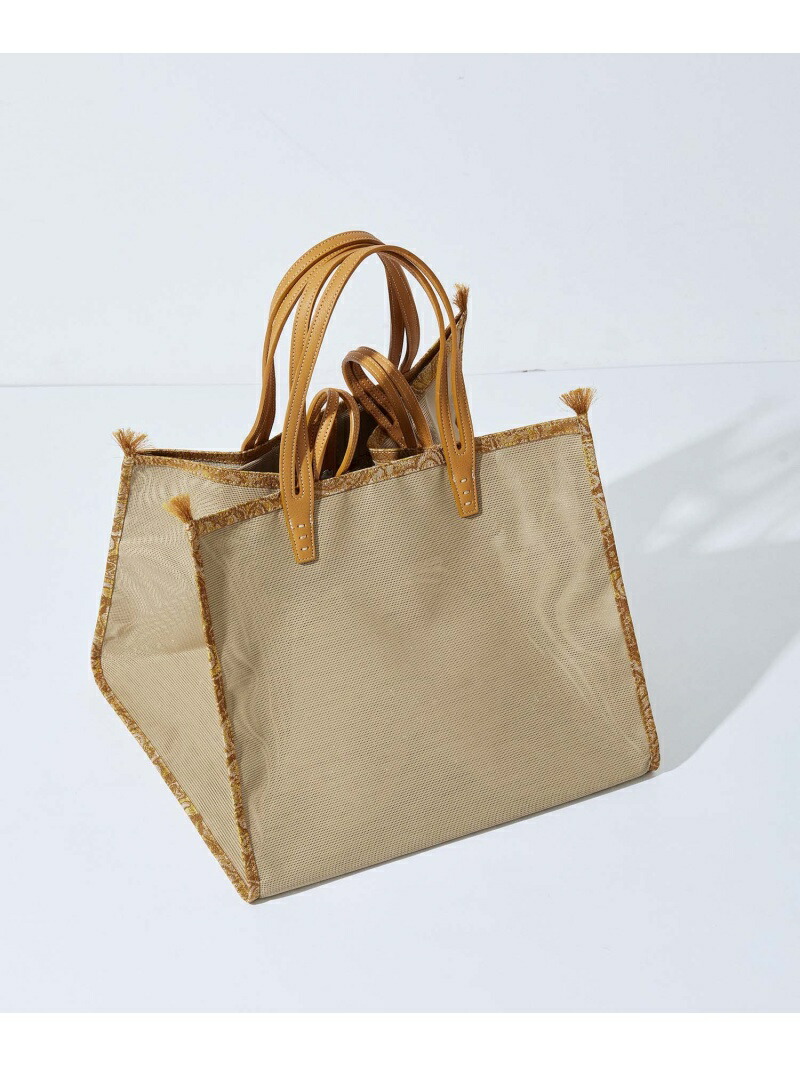 A Vacation Big Cube Adam Et Rope アダムエロペ 嚢 トートバッグ ベージュ 貨物輸送無料 Rakuten Fashion 2friendshotel Com