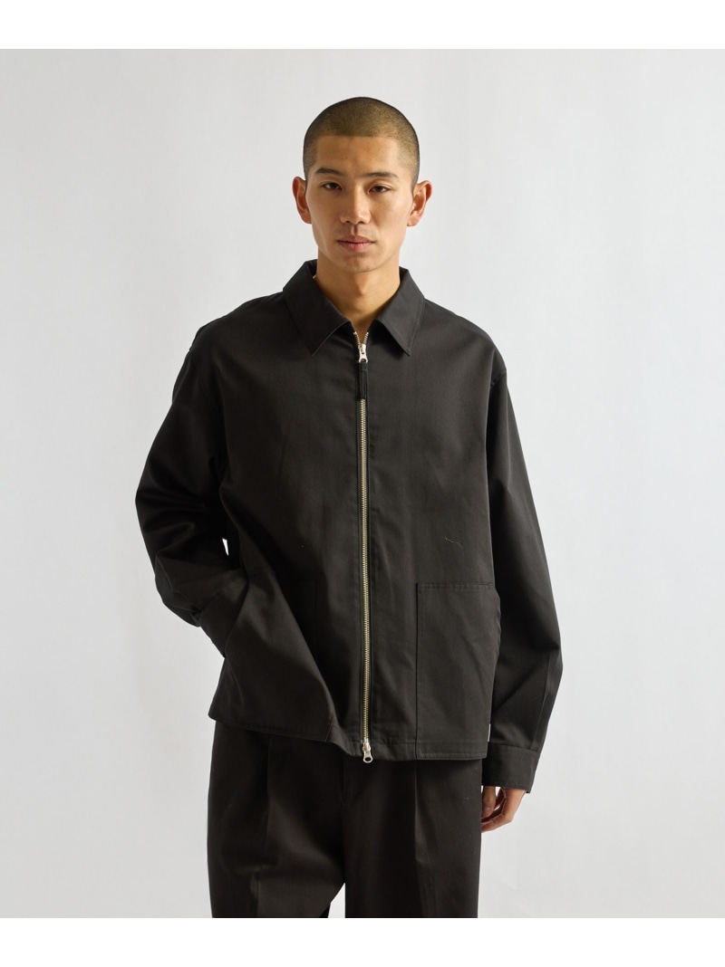 Harrison Zip Blouson Saturdays NYC サタデーズ　ニューヨークシティ ジャケット・アウター ブルゾン・ジャンパー ブラック グレー【送料無料】[ Fashion]